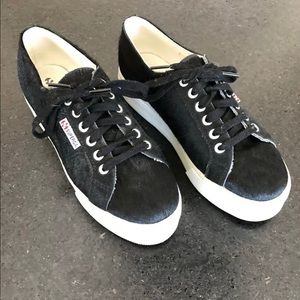 Calf Hair Platform Superga Sneakers 39